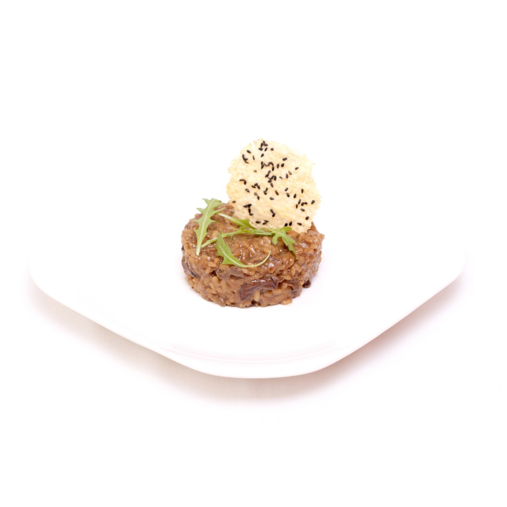 Risotto de Hongos con Crujiente de Parmesano The Gourmet Journal