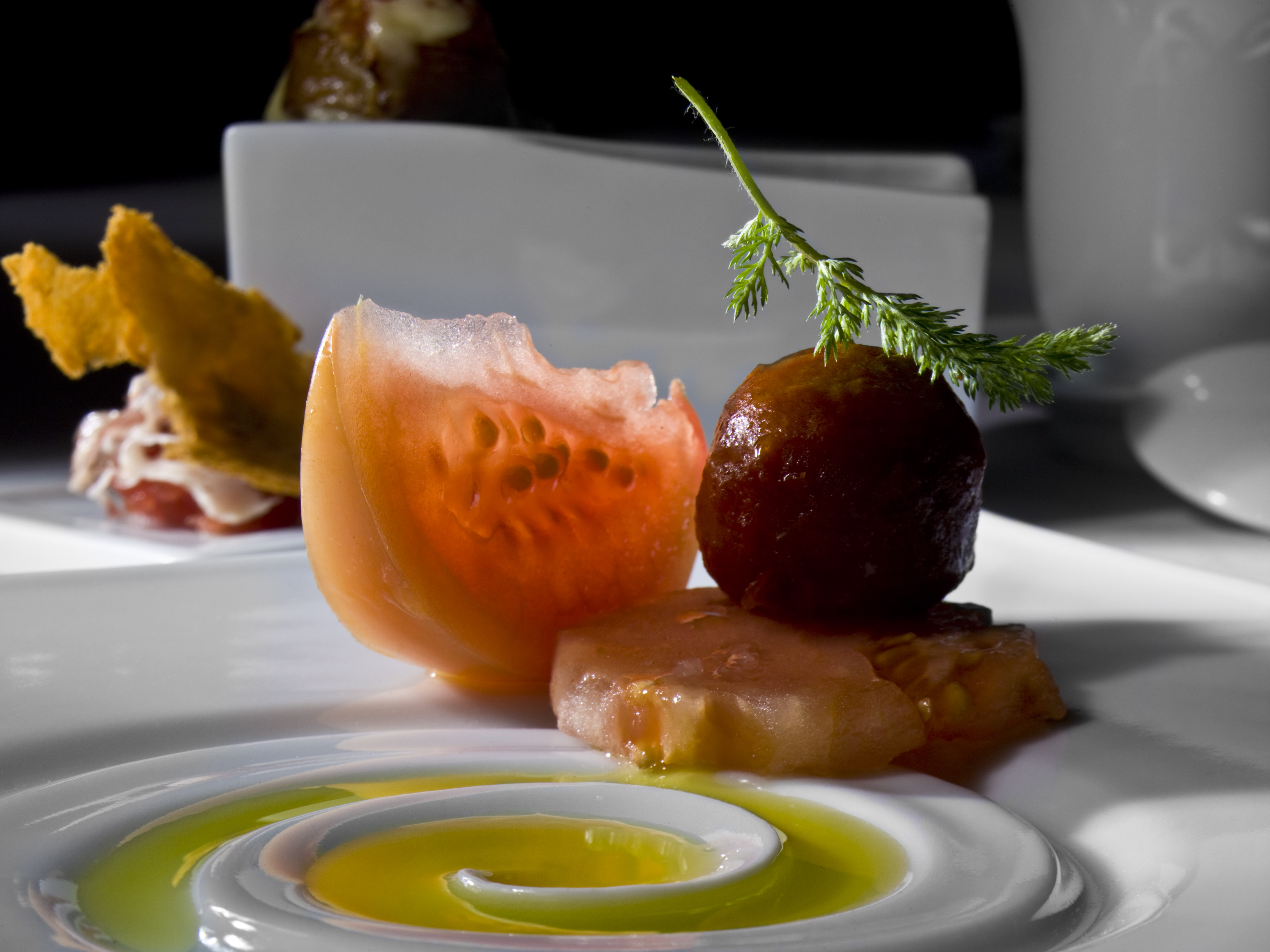 A partir de un tomate