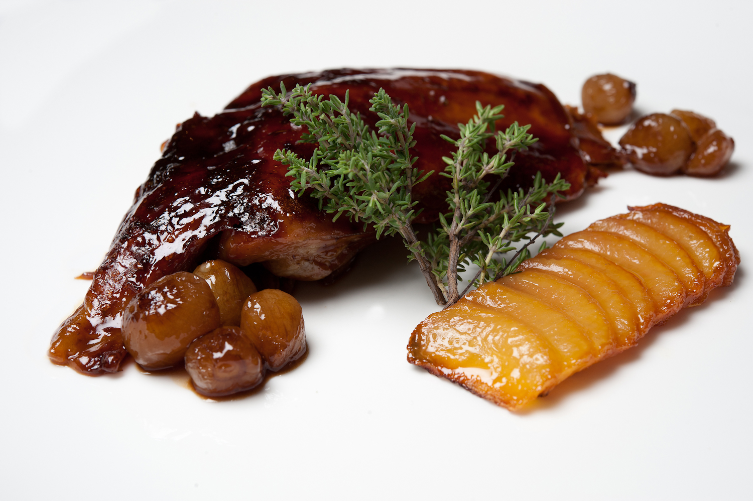 Espalda de cabrito a baja temperatura de Juan Luc Figueras