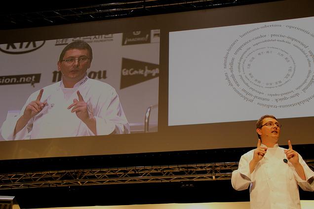 Andoni Luis Aduriz, finaliza la jornada de la mañana en MF2012.Foto:GuíaRepsol