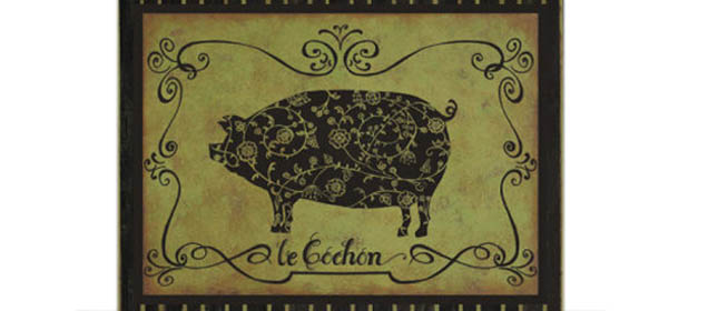 El cerdo, también llamado lechón