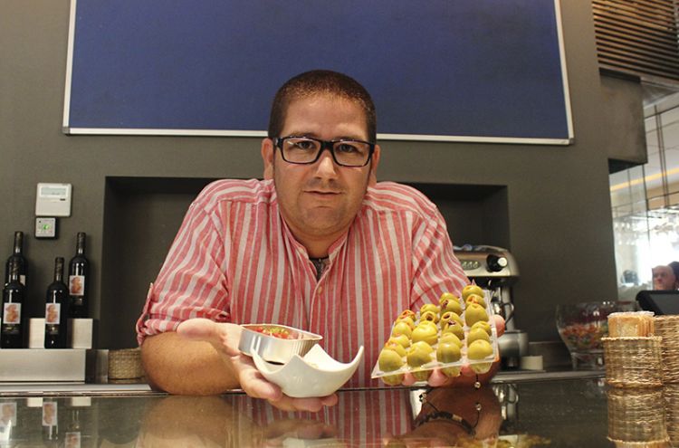 Dani García durante la inauguración