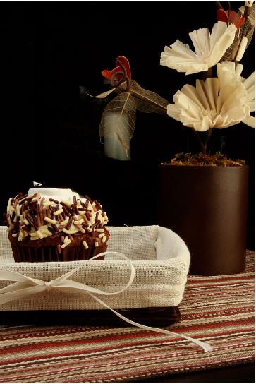 Cupcake de Fruta Cristalizada