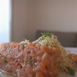 Tartar de Salmón y Verduras