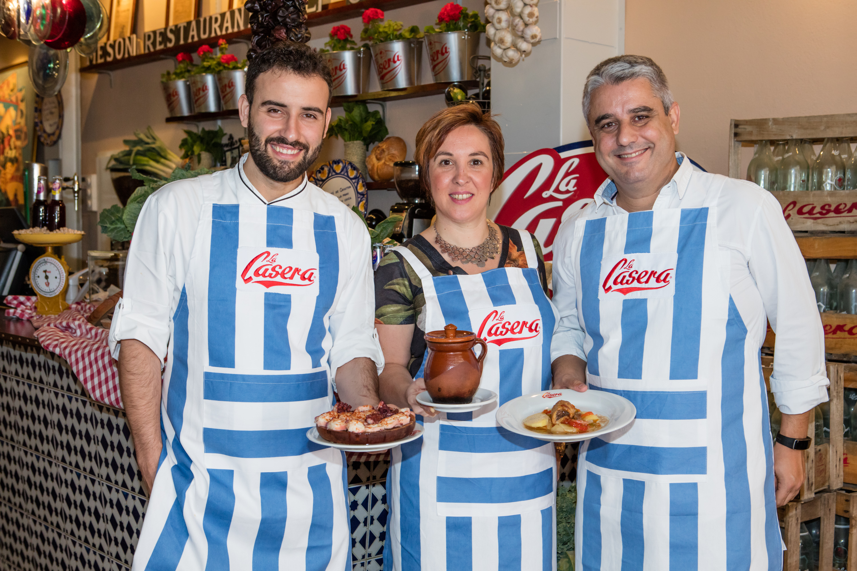 Los chefs de La Mesa Viajera de La Casera