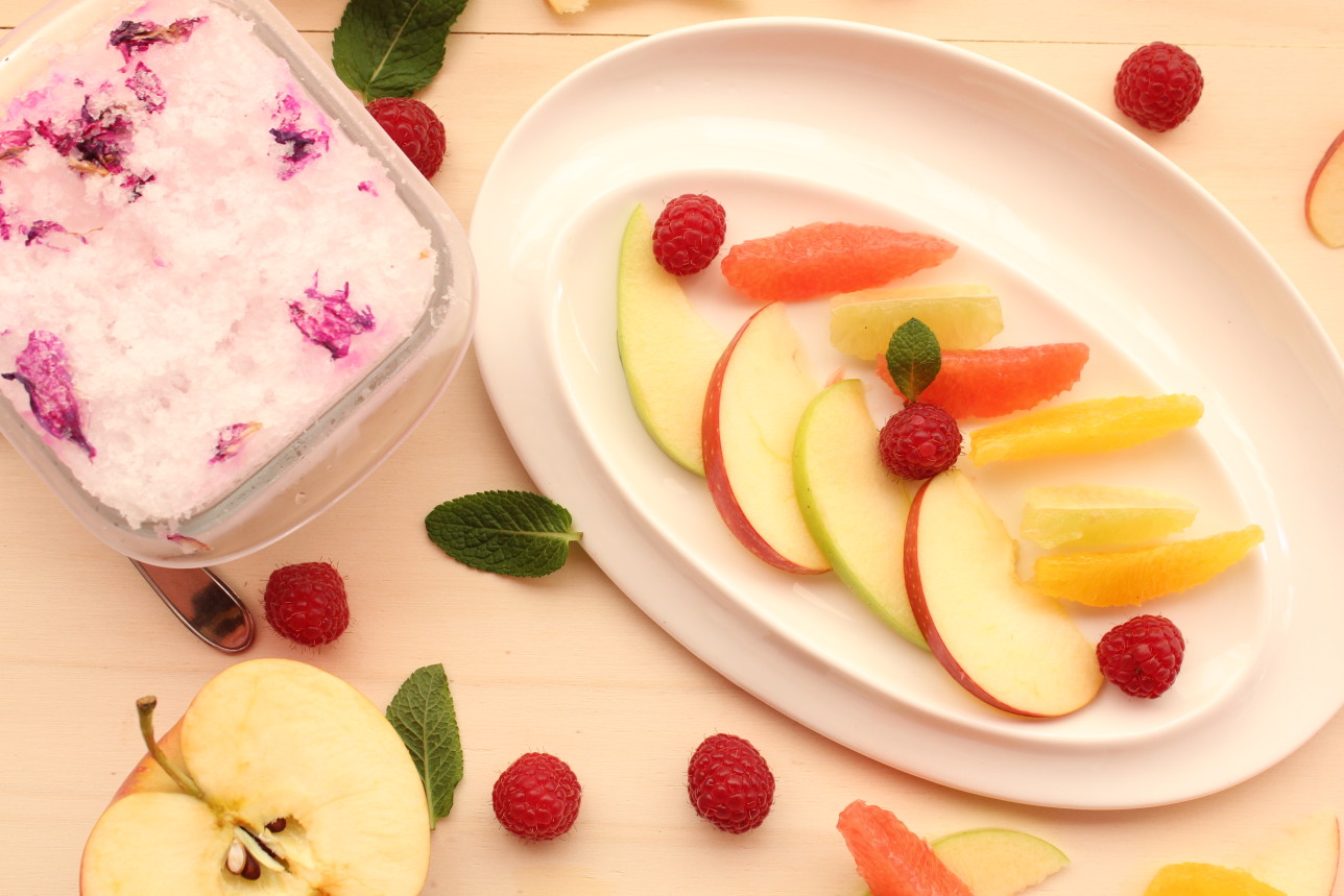 Granizado de tónica y frutas