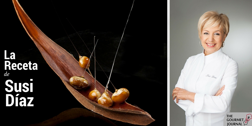 Dátiles crujientes con mazapán de Susi Díaz