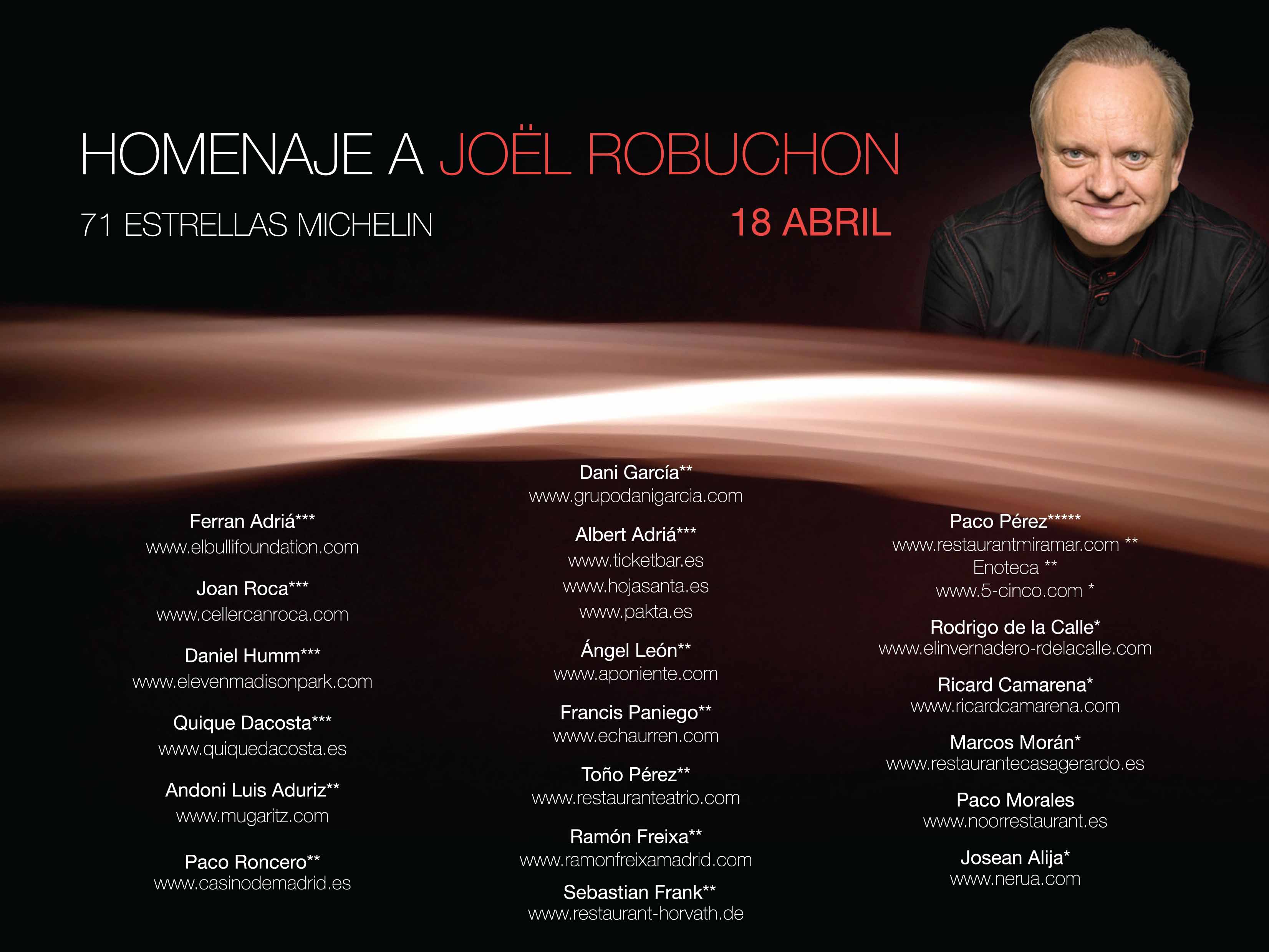 Dani García reúne a 71 estrellas Michelin