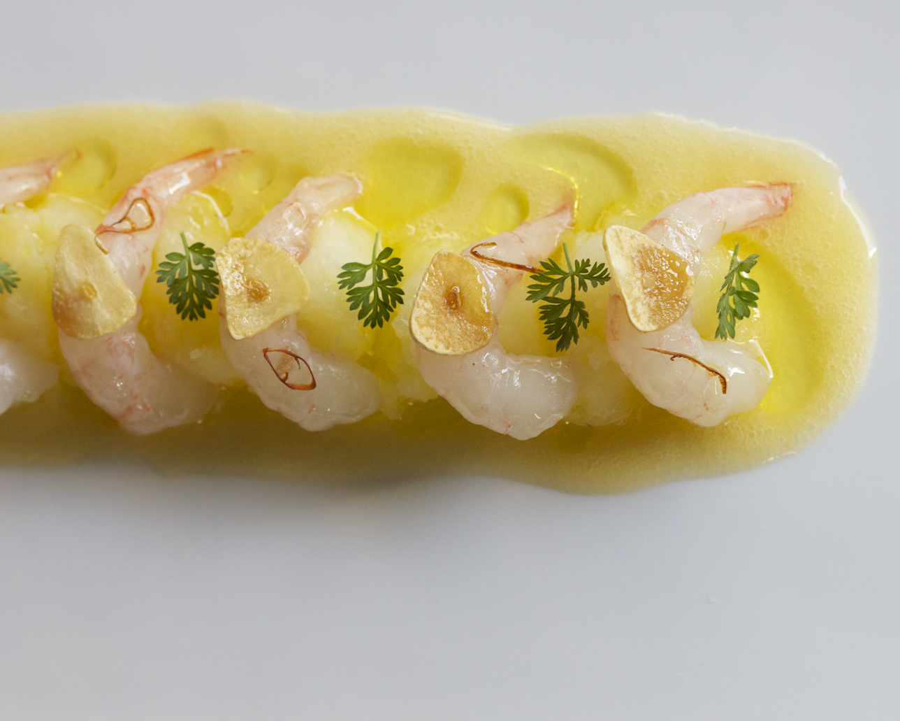 Quisquillas con naranja de Paco Morales