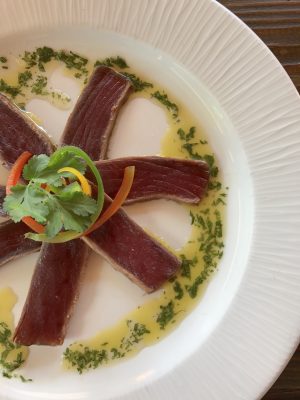 Tataki de atún