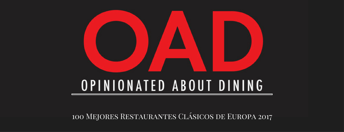 100 mejores restaurantes clasicos de Europa 2017