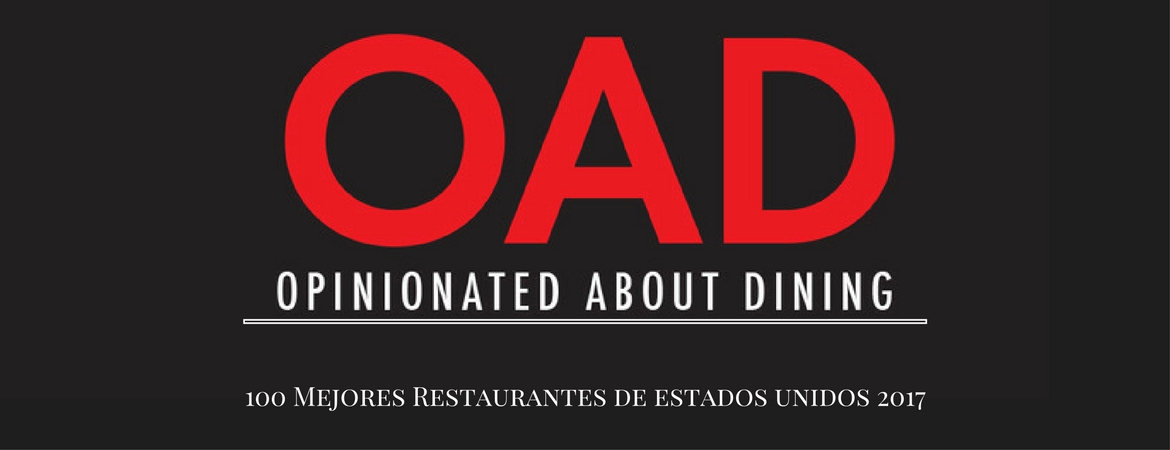 100 mejores restaurantes de Estados Unidos 2017