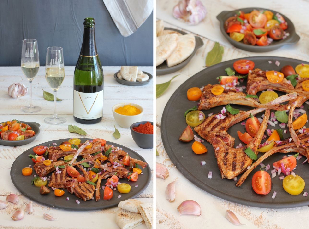 Chuletas de Cordero Tandoori Masala