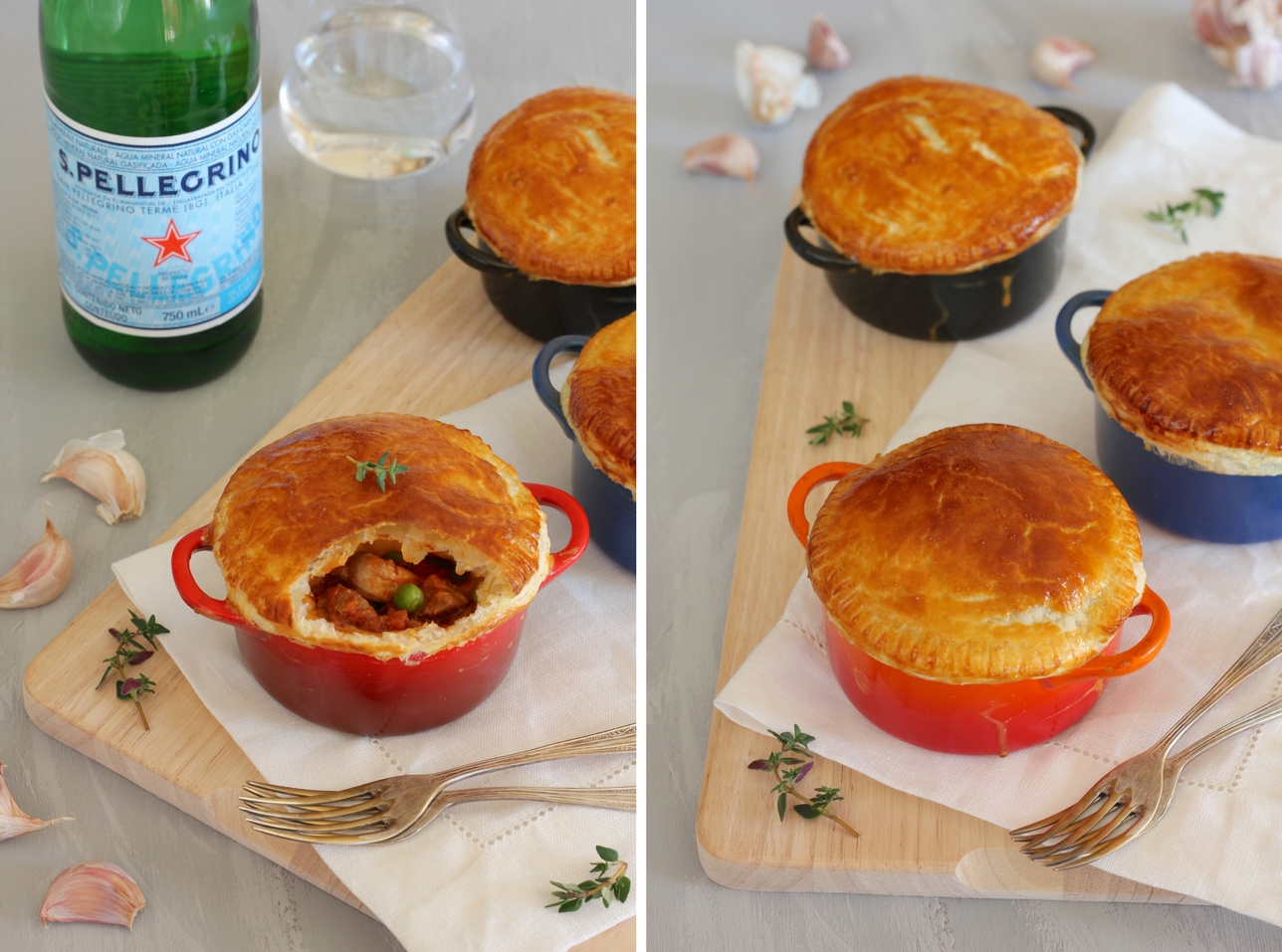 Pastel de Carne hojaldrado