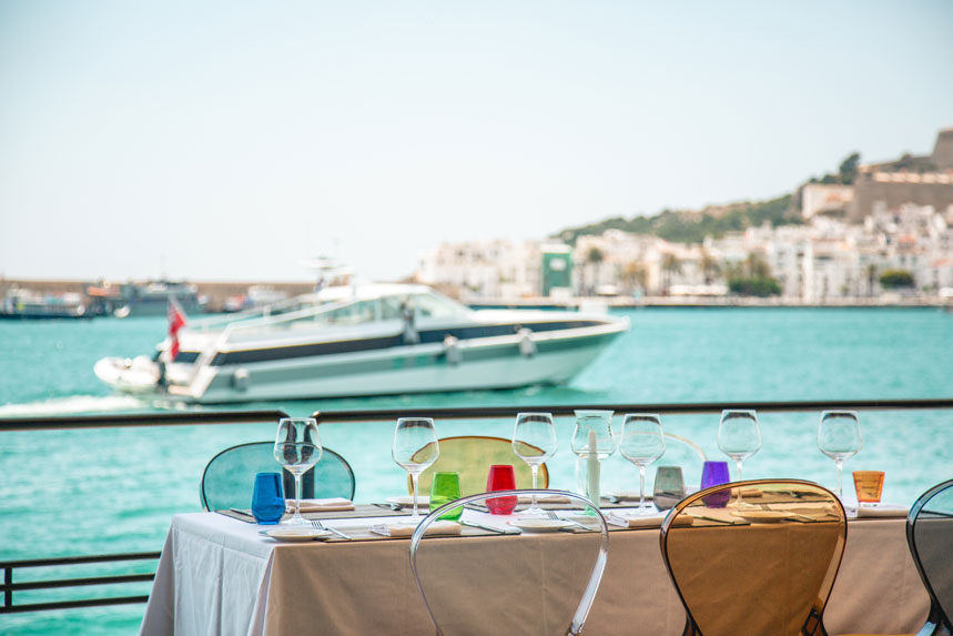 Vistas al Dalt Vila desde Lío Ibiza