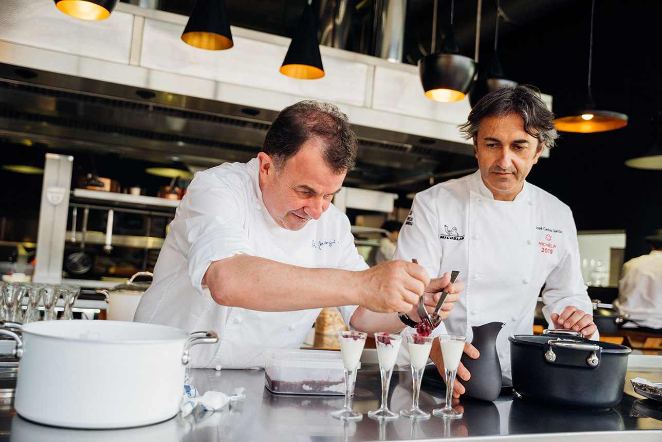 José Carlos García y Martín Berasategui en Málaga