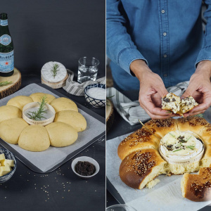 Rosca de Queso trufado