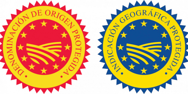 Logos de Denominación de Origen Protegida e Indicación Geográfica Protegida