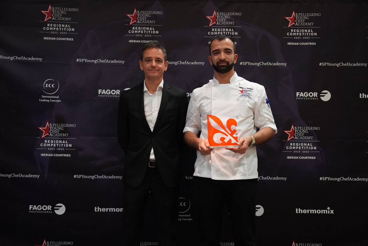 Francesco Sansalone gana el Premio Acqua Panna Connection in Gastronomy Award