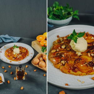 Crepes de Manzana caramelizada