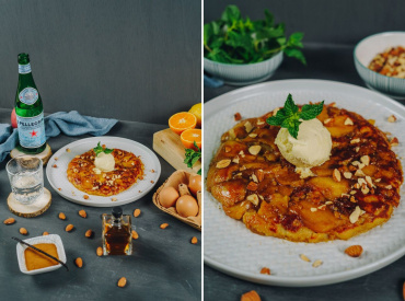 Crepes de Manzana caramelizada