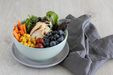Ensalada con vinagre de trufa blanca