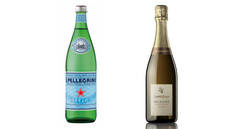 S.Pellegrino y Milesimé Chardonnay Can Rius de Juvé & Camps