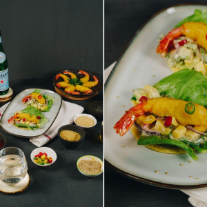 Tacos de Langostinos