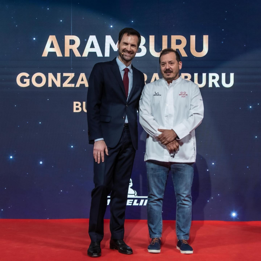 Aramburu consigue 2 Estrellas Michelin