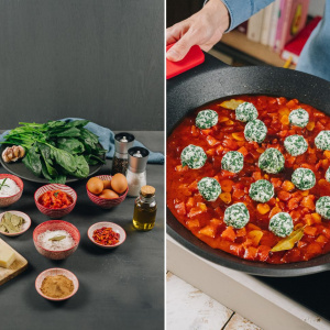 Albóndigas de Espinaca