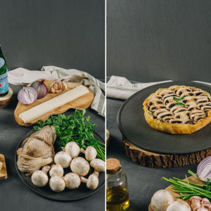 Tarta de Champiñones