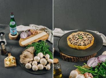 Tarta de Champiñones