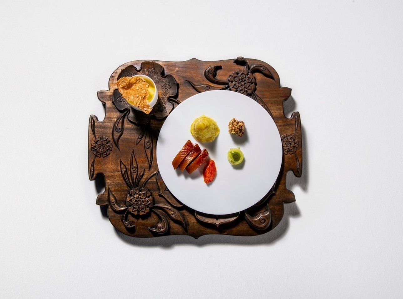 El plato de Ardy Ferguson representaba los islotes de Hong Kong