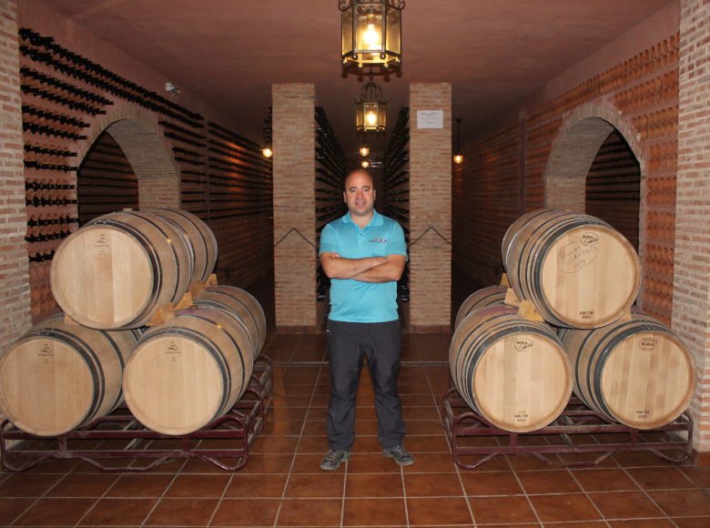 Raúl Coronado, bodeguero y enólogo de Coronado Vinos