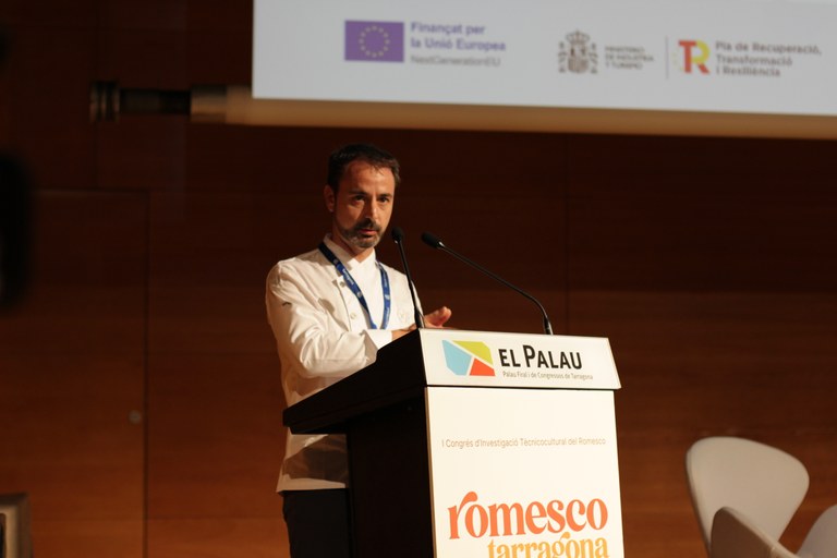 Eduard Xatruch durante su ponencia en el congreso
