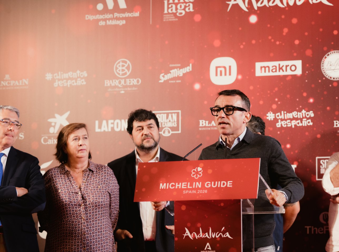 Marcos Granda durante la presentación en Ronda