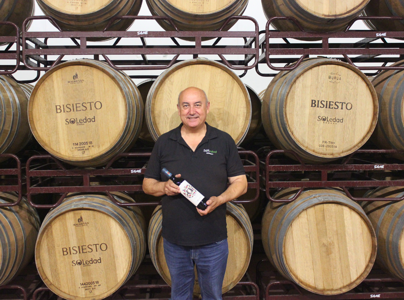 Luis Miguel Calleja, director técnico de la Bodega Soledad cita en Fuente de Pedro Naharro