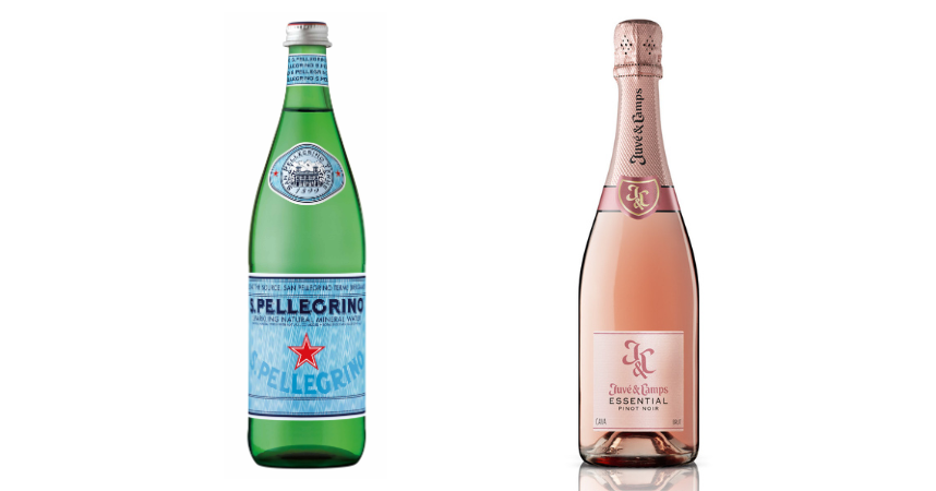 S.Pellegrino y Cava Juvé & Camps Essential Rosé