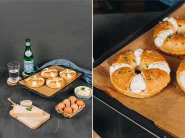 Pan de Ajo y S.Pellegrino